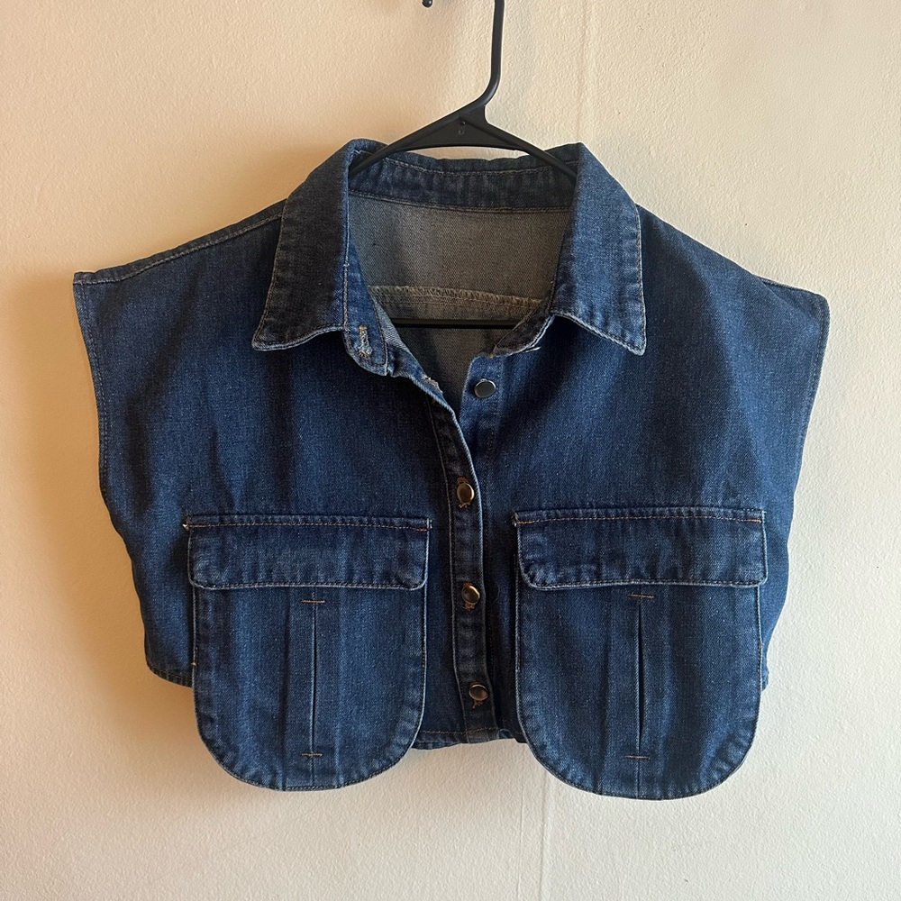 Jean Crop Top